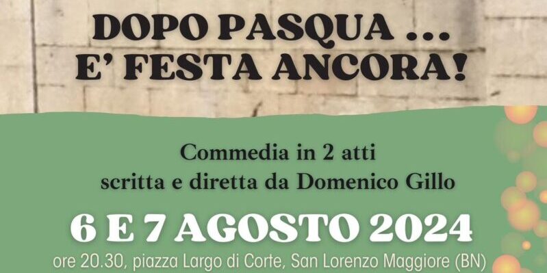 San Lorenzo Maggiore, il 6 e 7 agosto torna il teatro in piazza