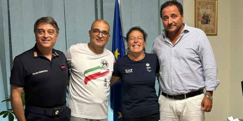 La Judoka Matilde Lauria si allena a Telese Terme prima dei Giochi Paralimpici di Parigi