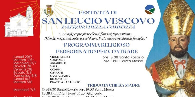 San Leucio del Sannio, attesa la festa patronale: in concerto Gigione, Menayt e Donatello