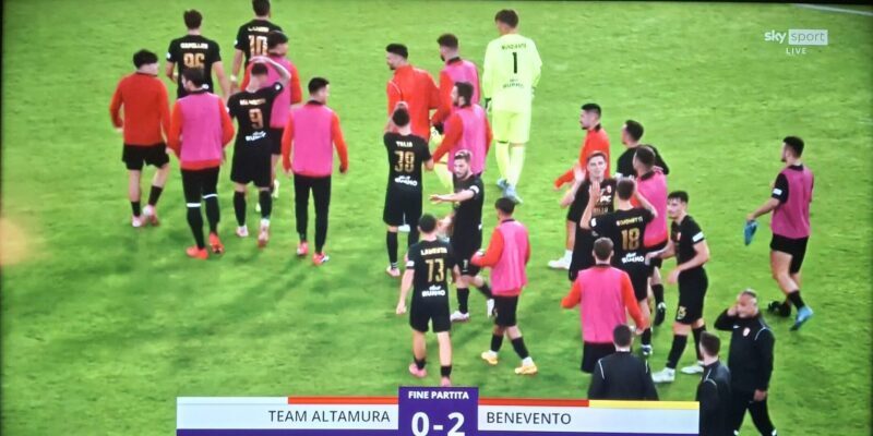 Team Altamura-Benevento 0-2: Berra e Lanini regalano i tre punti alla Strega