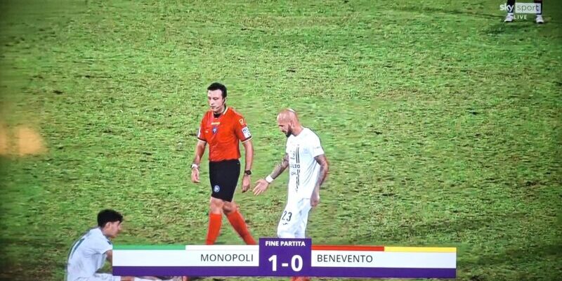 Monopoli-Benevento 1-0: la decide Viteritti, seconda sconfitta per la Strega