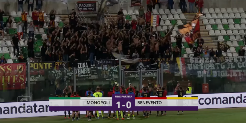 Monopoli-Benevento 0-1, le pagelle dei giallorossi