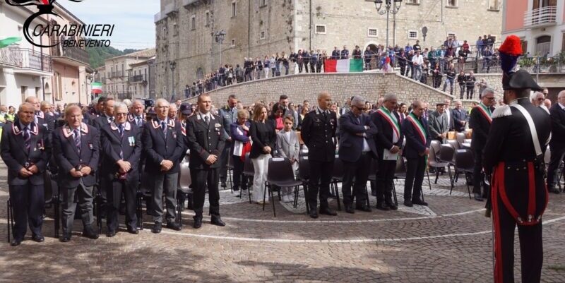 Castelvetere in Val Fortore, i Carabinieri festeggiano il 70° anniversario della sezione ANC