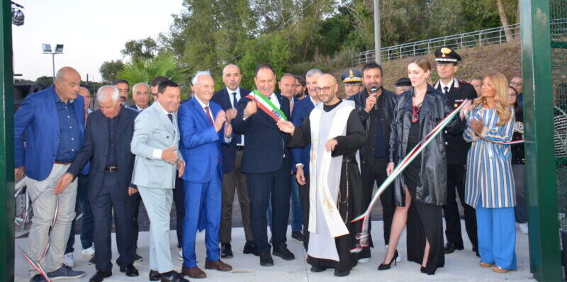 Calvi, inaugurato il Campo sportivo “Sebastiano Mirra” (FOTO)