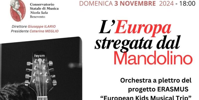 L’Europa stregata dal Mandolino: sabato “The European Kids Musical Trip” approderà a Benevento