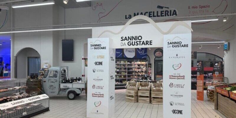 Confindustria Benevento, il marchio ”Sannio da Gustare” nello spazio Conad del Centro Commerciale “Buonvento”