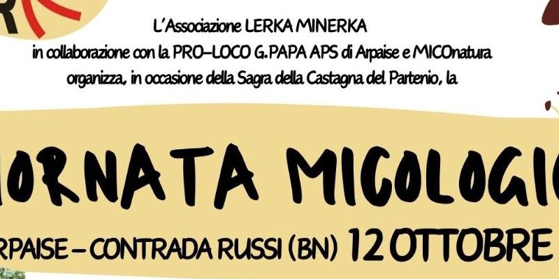 Arpaise | Associazione Lerka Minerka organizza la 9^ Giornata Micologica con escursione