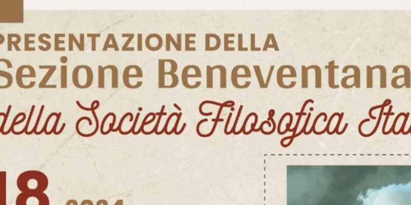 Benevento | Nasce la sezione locale della Società Filosofica Italiana