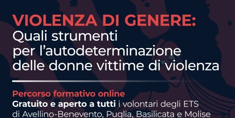 CSV Irpinia – Sannio, promossi tre incontri online sulla violenza di genere