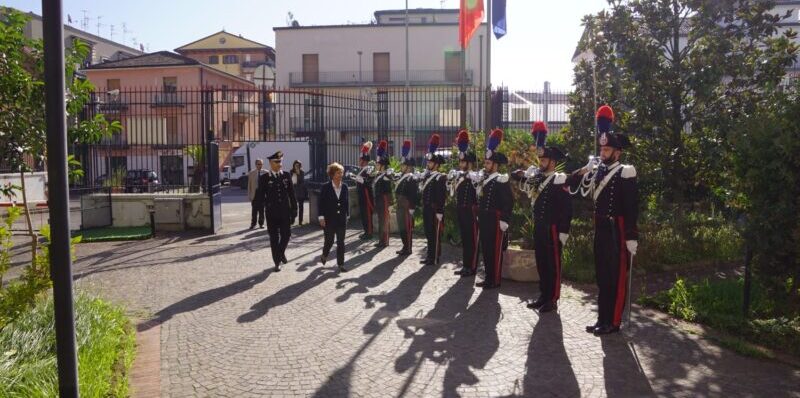 Benevento, il Prefetto Moscarella fa visita al Comando Provinciale dei Carabinieri