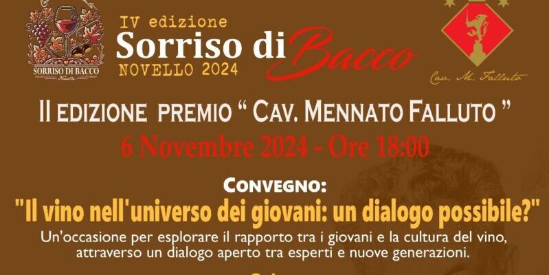 Torrecuso| Il 6 novembre convegno dal titolo “Il vino nell’universo dei giovani: un dialogo possibile?”