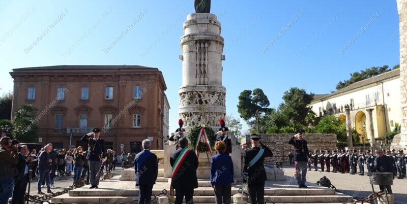 FOTO E VIDEO – Benevento, celebrata la Festa dell’Unità Nazionale e delle Forze Armate