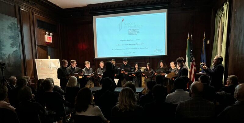 “Voices of Heritage”: il Conservatorio protagonista all’Istituto Italiano di Cultura di New York