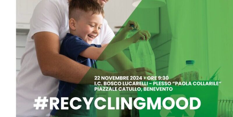 Educazione ambientale ed economia circolare: Asia, Comune di Benevento e Io x Benevento insieme per #Recyclinmood