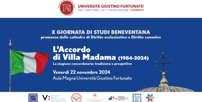 Unifortunato, X Giornata di Studi beneventana dedicata ai 40 anni dell’Accordo di Villa Madama