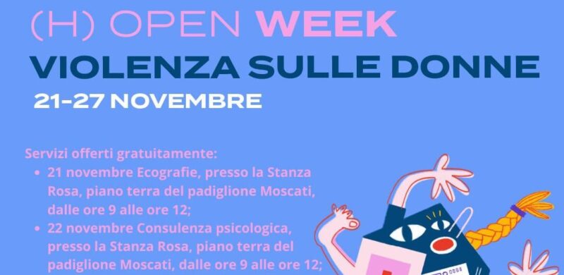 San Pio, open week contro la violenza sulle donne