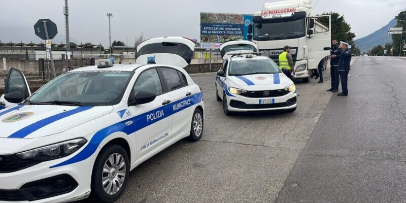 Montesarchio, controlli della Municipale: dieci auto sequestrate negli ultimi giorni