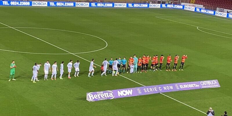 Benevento-Giugliano 0-1: la decide Celeghin, prima sconfitta al “Vigorito” in campionato per la Strega