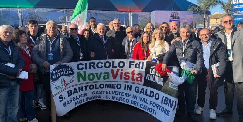 Atreju 2024, folta la delegazione sannita che ha preso parte all’evento 