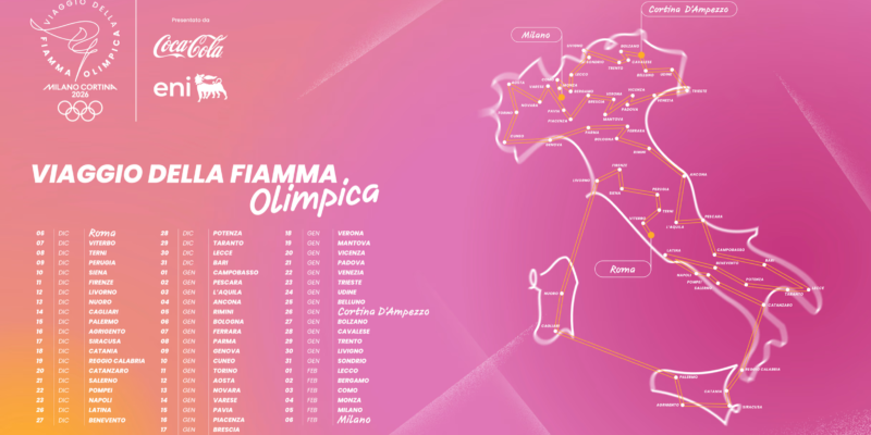 Nel 2025 la fiamma olimpica dei Giochi invernali di Milano-Cortina sarà a Benevento