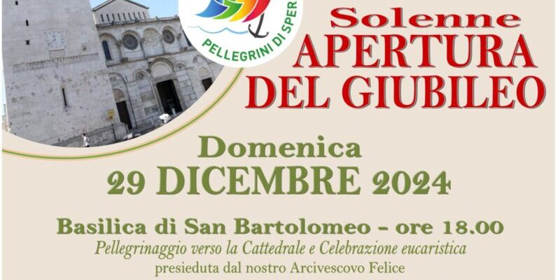 Giubileo 2025, il 29 dicembre l’arcivescovo Accrocca celebrerà la santa Eucaristia come solenne apertura dell’Anno giubilare