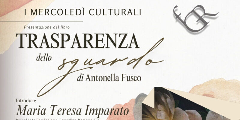 Telese Terme| Presentazione di “Trasparenza dello sguardo”, il libro di poesie scritto da Antonella Fusco