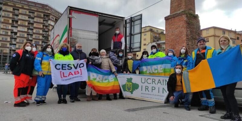 CSV Irpinia Sannio e associazioni uniti contro le guerre a sostegno della popolazione ucraina