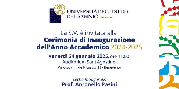 Unisannio, inaugurazione Anno Accademico 2024/2025