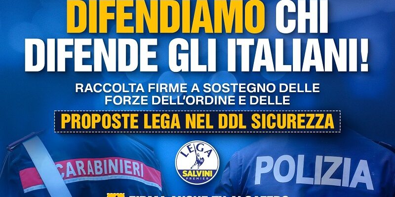 Lega, gazebo per le forze dell’ordine anche nel Sannio: sabato il coordinatore regionale Zinzi a Sant’Agata de’ Goti