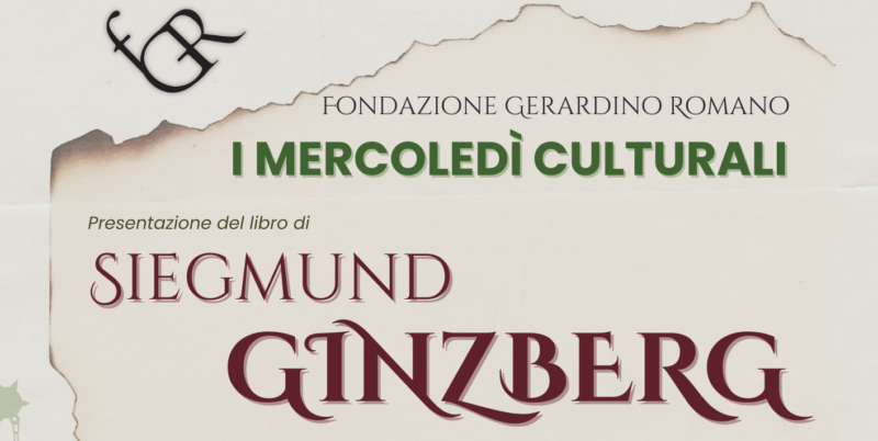 Telese Terme, mercoledì 26 febbraio la presentazione del libro di Ginzberg