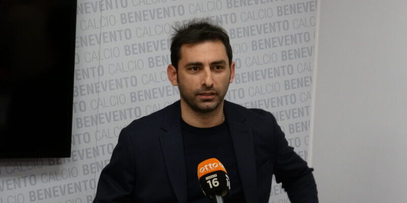 Benevento, Pazienza: “L’unico mio obiettivo è la promozione in Serie B. Devo mettere i giocatori a loro agio e chiedere semplicità”