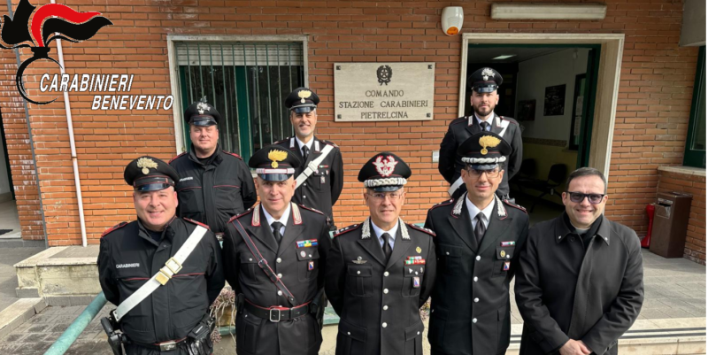 Visita del Comandante della Legione Carabinieri “Campania” alla Compagnia di Cerreto Sannita e alla Stazione di Pietrelcina