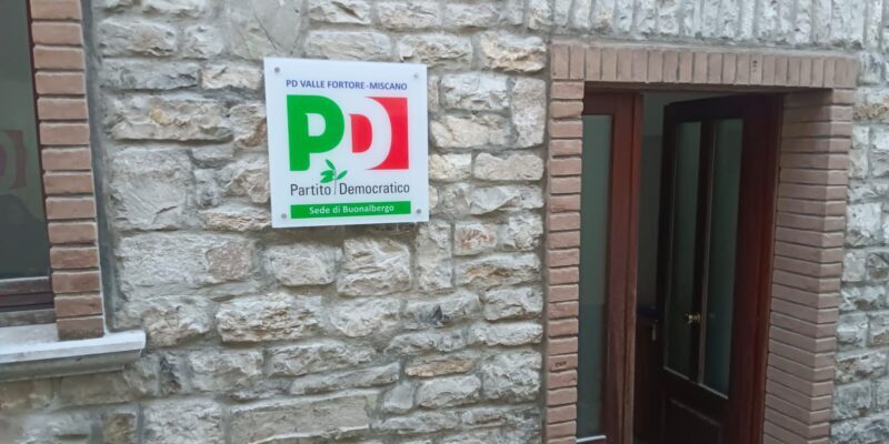 Buonalbergo, oggi inaugurazione della nuova sede del Circolo PD  Fortore Miscano