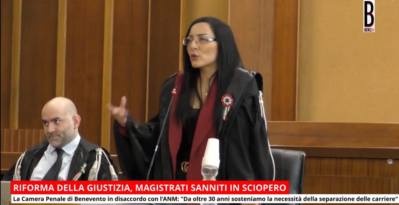 VIDEO – Riforma della Giustizia, magistrati sanniti in sciopero