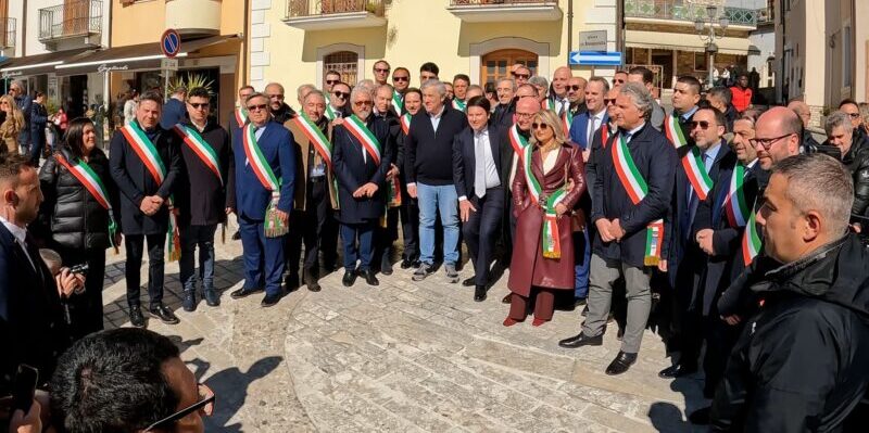 Tajani a Pietrelcina, i sindaci: “Giornata storica, Sannio protagonista sulla scena nazionale”