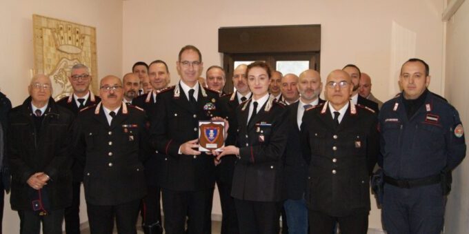 Il Generale Minicucci in visita alla Compagnia Carabinieri di Montesarchio e alla Stazione di Pietrelcina