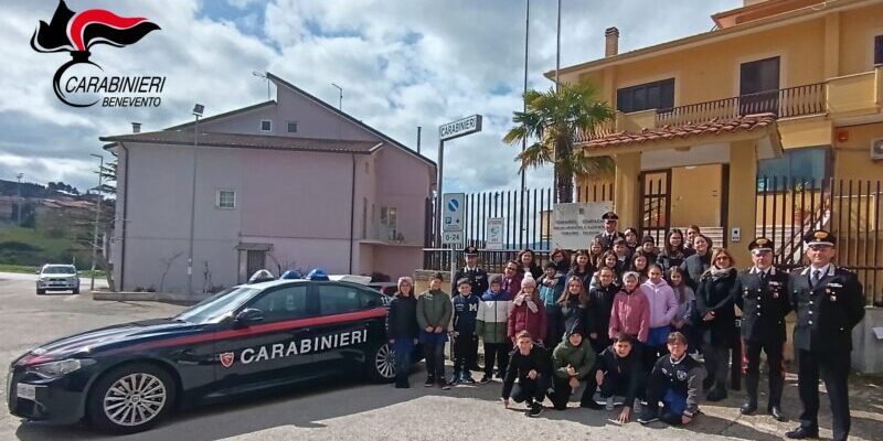 San Bartolomeo in Galdo, la scuola va a casa dei Carabinieri: incontri anche a San Giorgio La Molara e San Marco dei Cavoti