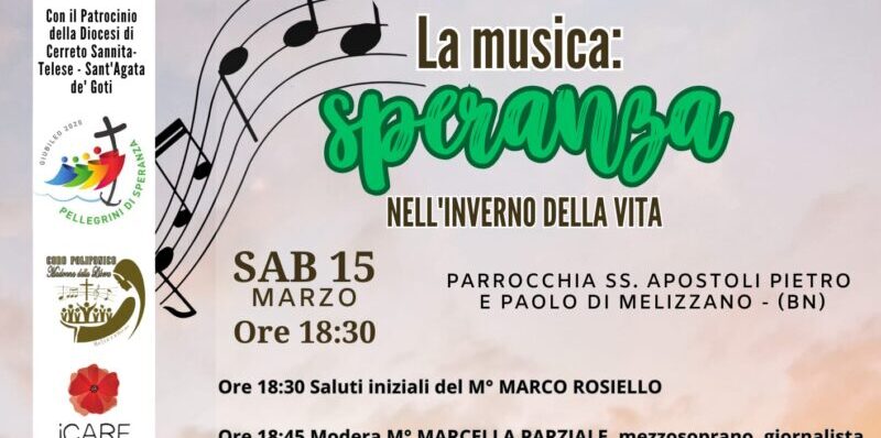 Melizzano, il 15 marzo l’evento con il coro polifonico Madonna della Libera e l’orchestra MusicLab della cooperativa iCare