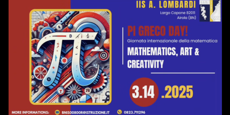 L’IIS Lombardi di Airola celebra il Pi Greco Day con una Giornata di Matematica, Arte e Creatività