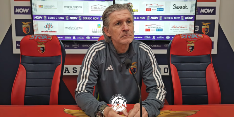 Casertana, Pavanel: “Benevento forte ma ha dei difetti. Mi aspetto una gara combattutissima”