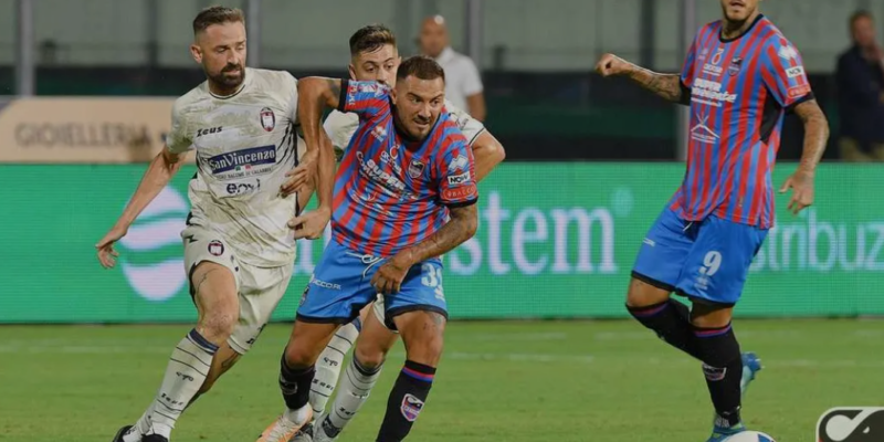 Serie C, 33a giornata: reti bianche tra Catania e Crotone. Sospiro di sollievo del Benevento