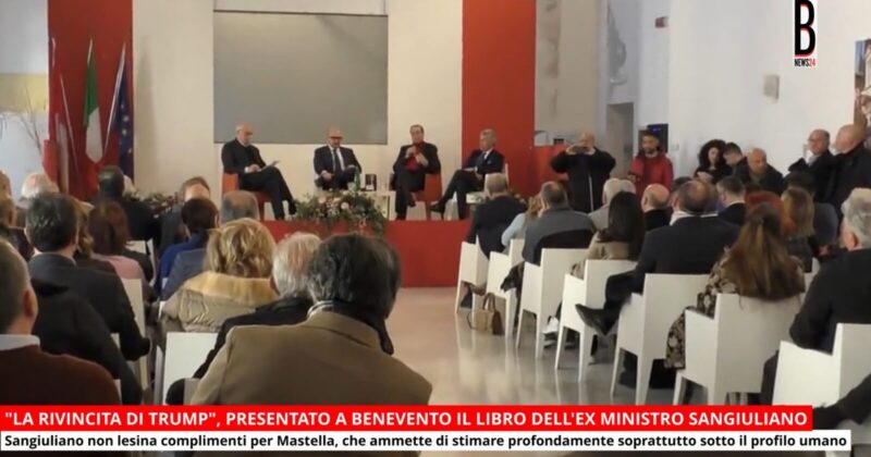 VIDEO – “La rivincita di Trump”: presentato a Benevento il libro dell’ex Ministro Sangiuliano