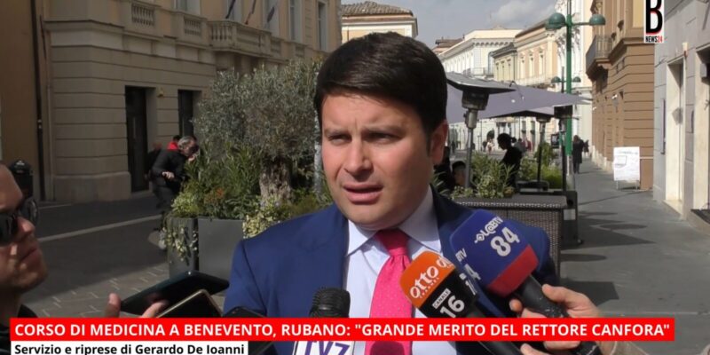 VIDEO – A Benevento un corso di medicina, Rubano: “Grandi meriti del Rettore Canfora, noi pronti a sostenere iniziativa”