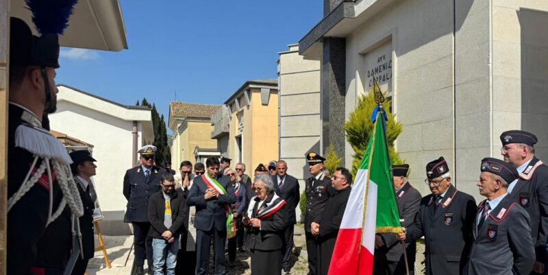 Airola: 81° anniversario della morte del carabiniere Pasquale Ruggiero, Medaglia d’Oro al Merito Civile