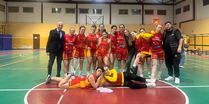 Basket, vittoria straripante della Rummo contro Gragnano: finisce 61-33