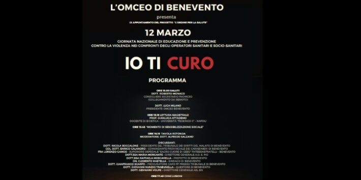 Ordine dei Medici Chirurghi ed Odontoiatri, martedì la presentazione del video “Io ti curo”